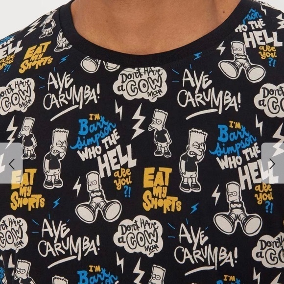 The Simpsons Twentieth Century Fox Film Matt Groening Allover Graphic T-Shirt XL - Picture 2 of 12